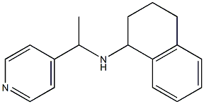 N-[1-(pyridin-4-yl)ethyl]-1,2,3,4-tetrahydronaphthalen-1-amine Struktur