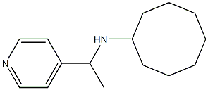 N-[1-(pyridin-4-yl)ethyl]cyclooctanamine Struktur