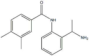 N-[2-(1-aminoethyl)phenyl]-3,4-dimethylbenzamide Struktur