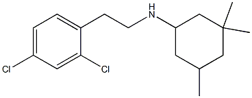 N-[2-(2,4-dichlorophenyl)ethyl]-3,3,5-trimethylcyclohexan-1-amine Struktur