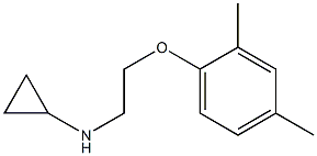 N-[2-(2,4-dimethylphenoxy)ethyl]cyclopropanamine Struktur