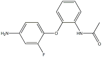 N-[2-(4-amino-2-fluorophenoxy)phenyl]acetamide Struktur