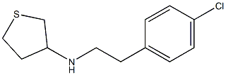 N-[2-(4-chlorophenyl)ethyl]thiolan-3-amine Struktur