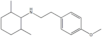 N-[2-(4-methoxyphenyl)ethyl]-2,6-dimethylcyclohexan-1-amine Struktur