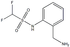 N-[2-(aminomethyl)phenyl]difluoromethanesulfonamide Struktur