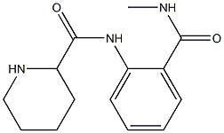 N-[2-(methylcarbamoyl)phenyl]piperidine-2-carboxamide Struktur