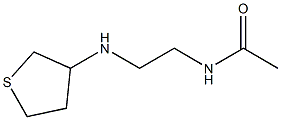 N-[2-(thiolan-3-ylamino)ethyl]acetamide Struktur