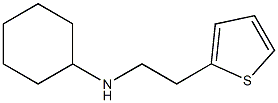 N-[2-(thiophen-2-yl)ethyl]cyclohexanamine Struktur