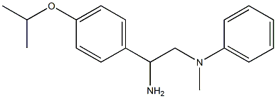 N-[2-amino-2-(4-isopropoxyphenyl)ethyl]-N-methyl-N-phenylamine Struktur