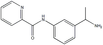 N-[3-(1-aminoethyl)phenyl]pyridine-2-carboxamide Struktur