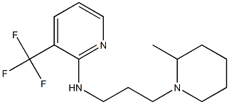 N-[3-(2-methylpiperidin-1-yl)propyl]-3-(trifluoromethyl)pyridin-2-amine Struktur