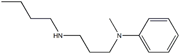 N-[3-(butylamino)propyl]-N-methylaniline Struktur