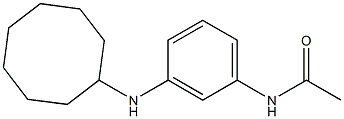 N-[3-(cyclooctylamino)phenyl]acetamide Struktur