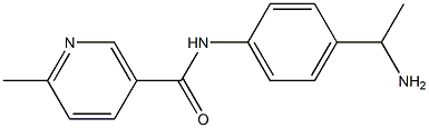 N-[4-(1-aminoethyl)phenyl]-6-methylnicotinamide Struktur