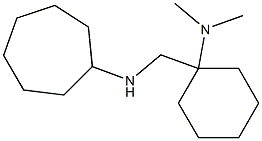 N-{[1-(dimethylamino)cyclohexyl]methyl}cycloheptanamine Struktur