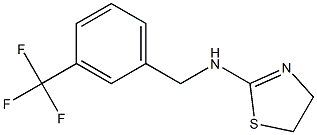 N-{[3-(trifluoromethyl)phenyl]methyl}-4,5-dihydro-1,3-thiazol-2-amine Struktur