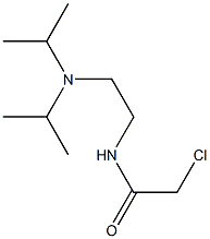 N-{2-[bis(propan-2-yl)amino]ethyl}-2-chloroacetamide Struktur