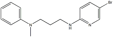 N-{3-[(5-bromopyridin-2-yl)amino]propyl}-N-methylaniline Struktur