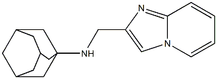 N-{imidazo[1,2-a]pyridin-2-ylmethyl}adamantan-1-amine Struktur