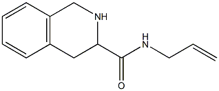 N-allyl-1,2,3,4-tetrahydroisoquinoline-3-carboxamide Struktur