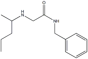 N-benzyl-2-(pentan-2-ylamino)acetamide Struktur