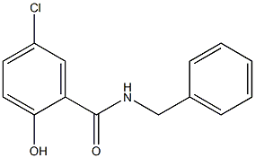 N-benzyl-5-chloro-2-hydroxybenzamide Struktur