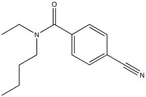 N-butyl-4-cyano-N-ethylbenzamide Struktur