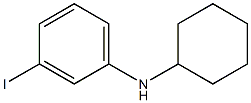 N-cyclohexyl-3-iodoaniline Struktur