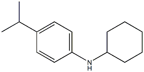 N-cyclohexyl-4-(propan-2-yl)aniline Struktur