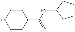 N-cyclopentylpiperidine-4-carboxamide Struktur