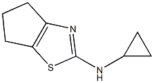 N-cyclopropyl-5,6-dihydro-4H-cyclopenta[d][1,3]thiazol-2-amine Struktur