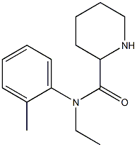 N-ethyl-N-(2-methylphenyl)piperidine-2-carboxamide Struktur