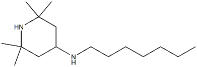 N-heptyl-2,2,6,6-tetramethylpiperidin-4-amine Struktur