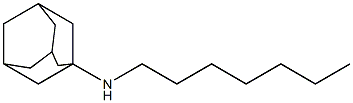 N-heptyladamantan-1-amine Struktur