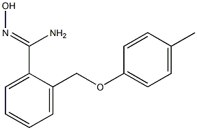 N'-hydroxy-2-[(4-methylphenoxy)methyl]benzenecarboximidamide Struktur