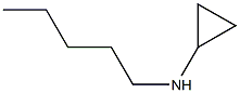 N-pentylcyclopropanamine Struktur