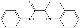 N-phenyl-1,2,3,4-tetrahydroquinoline-2-carboxamide Struktur