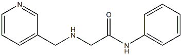 N-phenyl-2-[(pyridin-3-ylmethyl)amino]acetamide Struktur