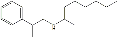 octan-2-yl(2-phenylpropyl)amine Struktur