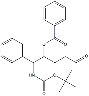 Benzoic acid 1-(tert-butoxycarbonylamino-phenyl-methyl)-4-oxo-butyl ester Struktur