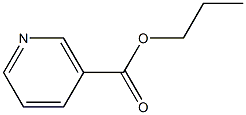 Nicotinic acid propyl ester Struktur