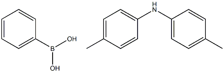 4,4'-Dimethyldiphenylamine-4-phenylboronic acid Struktur