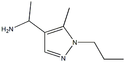 1-(5-Methyl-1-propyl-1H-pyrazol-4-yl)ethylamine Struktur