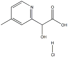 4-METHYL-2-PYRIDINEGLYCOLIC ACID HYDROCHLORIDE Struktur