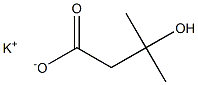 BETA-METHYL-BETA-HYDROXY POTASSIUM BUTYRATE Struktur