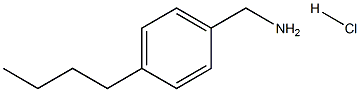 4-n-Butylbenzylamine hydrochloride Struktur