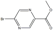 Methyl 2-bromo-5-pyrazinecarboxylate Struktur