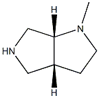 (3aR,6aR)-1-Methyl-octahydropyrrolo[3,4-b]pyrrole Struktur