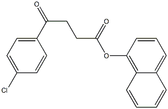 2-(4-chlorophenyl)-2-oxoethyl 1-naphthylacetate Struktur