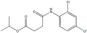 isopropyl 4-(2,4-dichloroanilino)-4-oxobutanoate Struktur